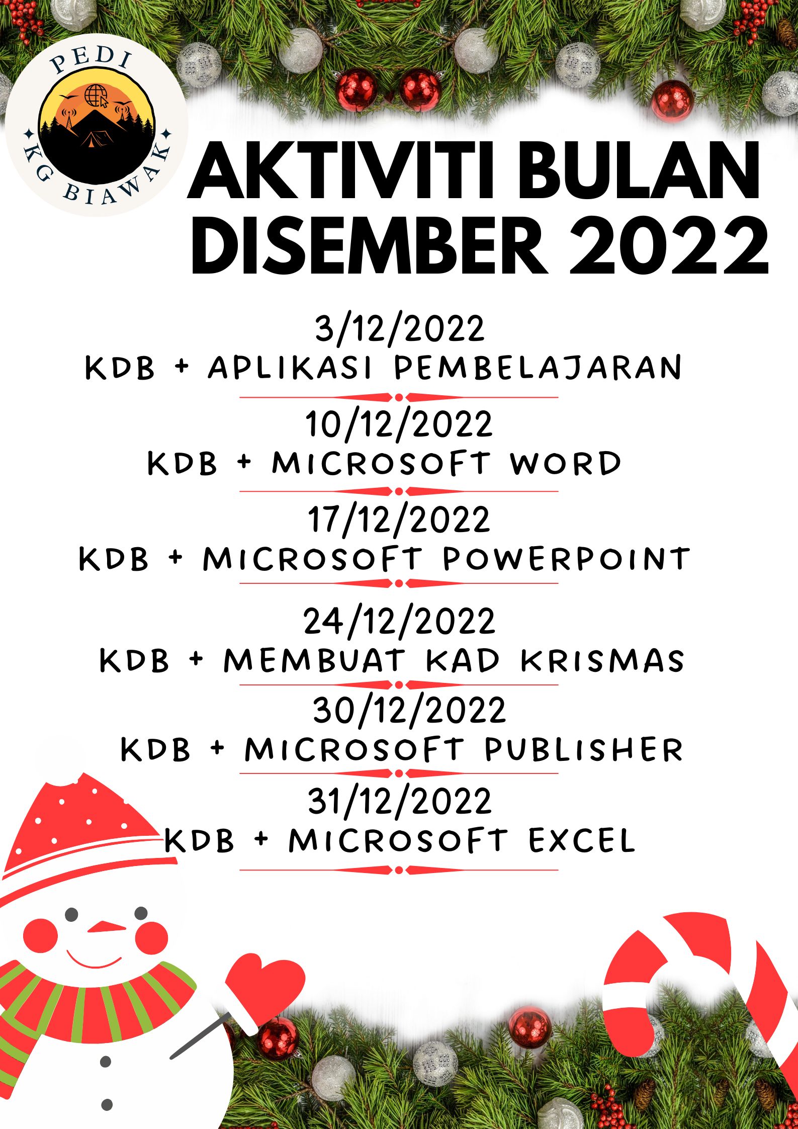 Copy of AKTIVITI BULAN DISEMBER 2022