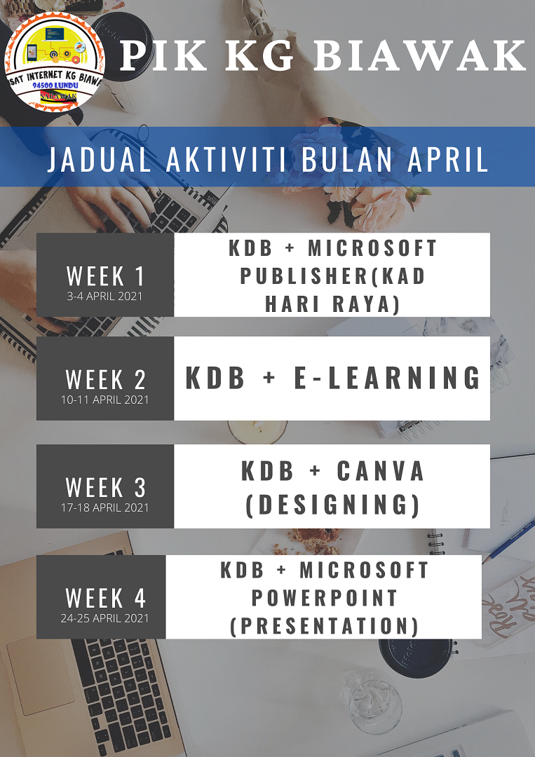 JADUAL APRIL