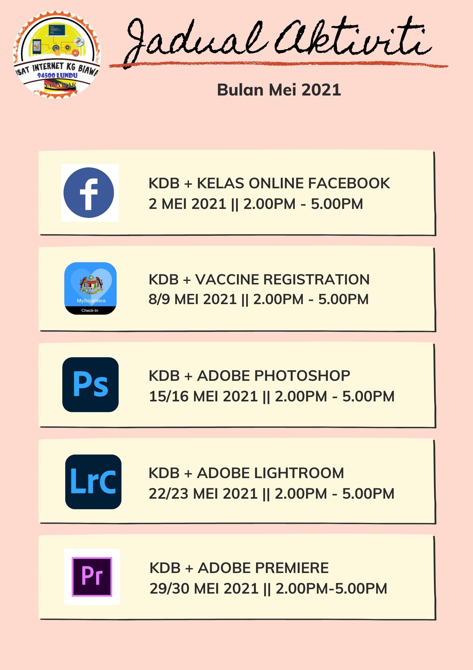 Jadual Aktiviti